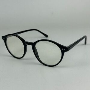 TIJN 761-T15 Unisex Adults Eyeglasses Frame Black Plastic Full Rim 48-22-145 mm